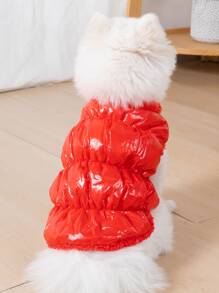 Áo khoác thú cưng rắn - Đỏ - Xem 2