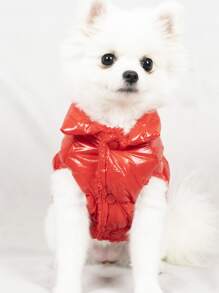 Áo khoác thú cưng rắn - Đỏ - Xem 3