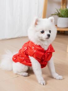 Áo khoác thú cưng rắn - Đỏ - Xem 7