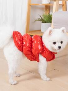 Áo khoác thú cưng rắn - Đỏ - Xem 8