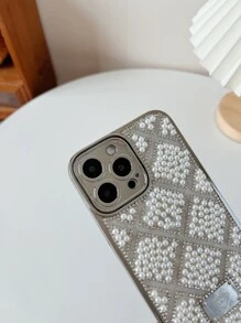 仿珍珠装饰手机壳 防水防震防摔防刮 - 彩色 - 查看 4