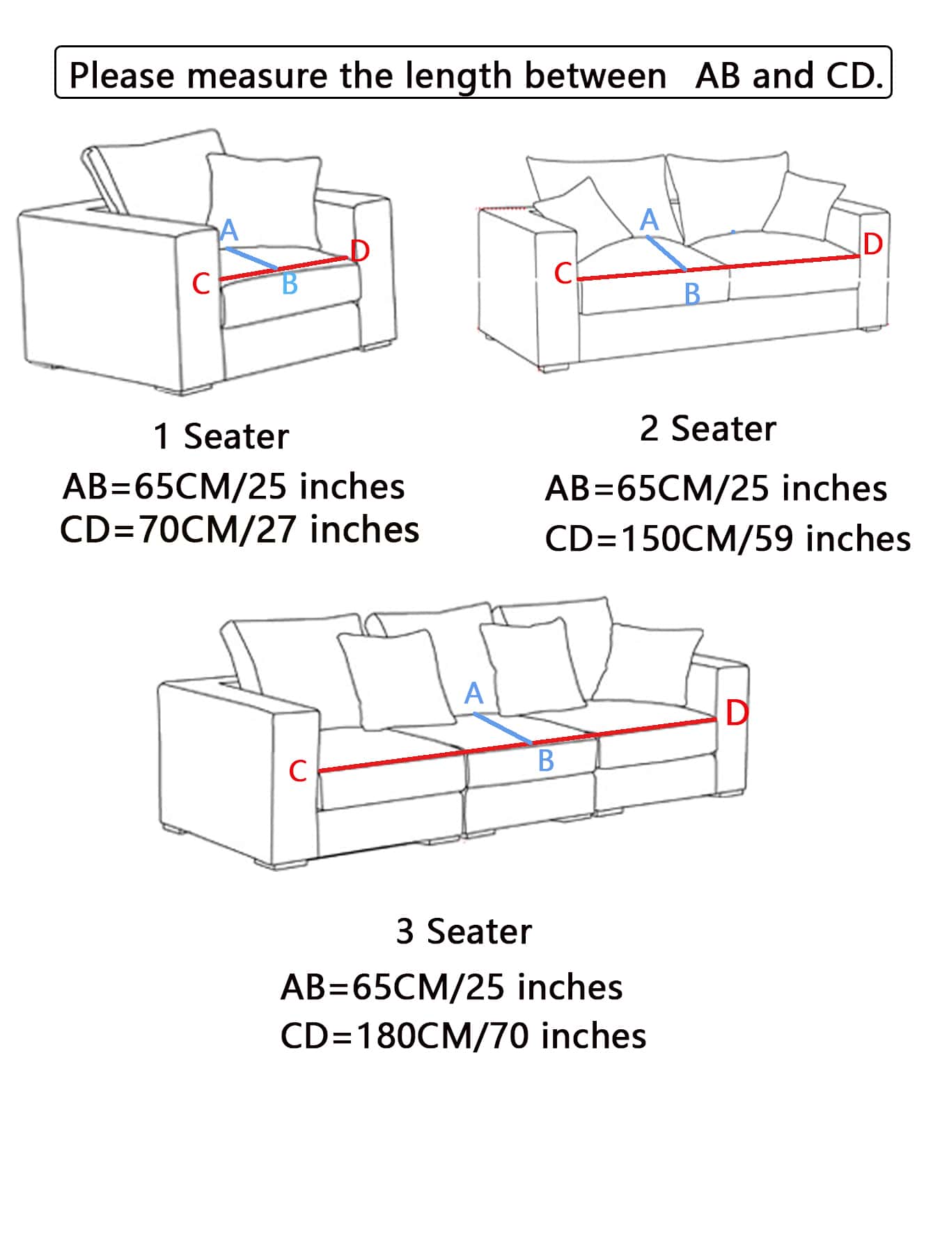 ผ้าขนหนูโซฟา สไตล์ เรขาคณิต 1 ชิ้น - มัลติคัลเลอร์ - ดู 5