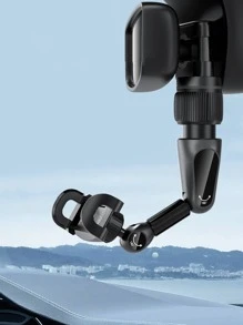 1 pieza Soporte para teléfono de espejo retrovisor del coche - Negro - Ver 6