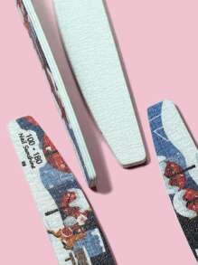 NailSunshine Christmas 5pcs 100/180 Grit Nail File - Multicolor - View 5