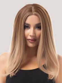 Tóc giả tổng hợp thẳng vừa - Nhiều màu - Xem 4