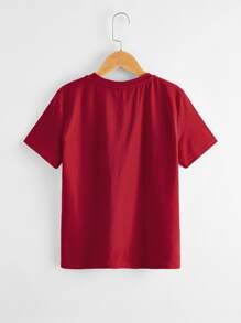 SHEIN 男孩卡通圖案T恤