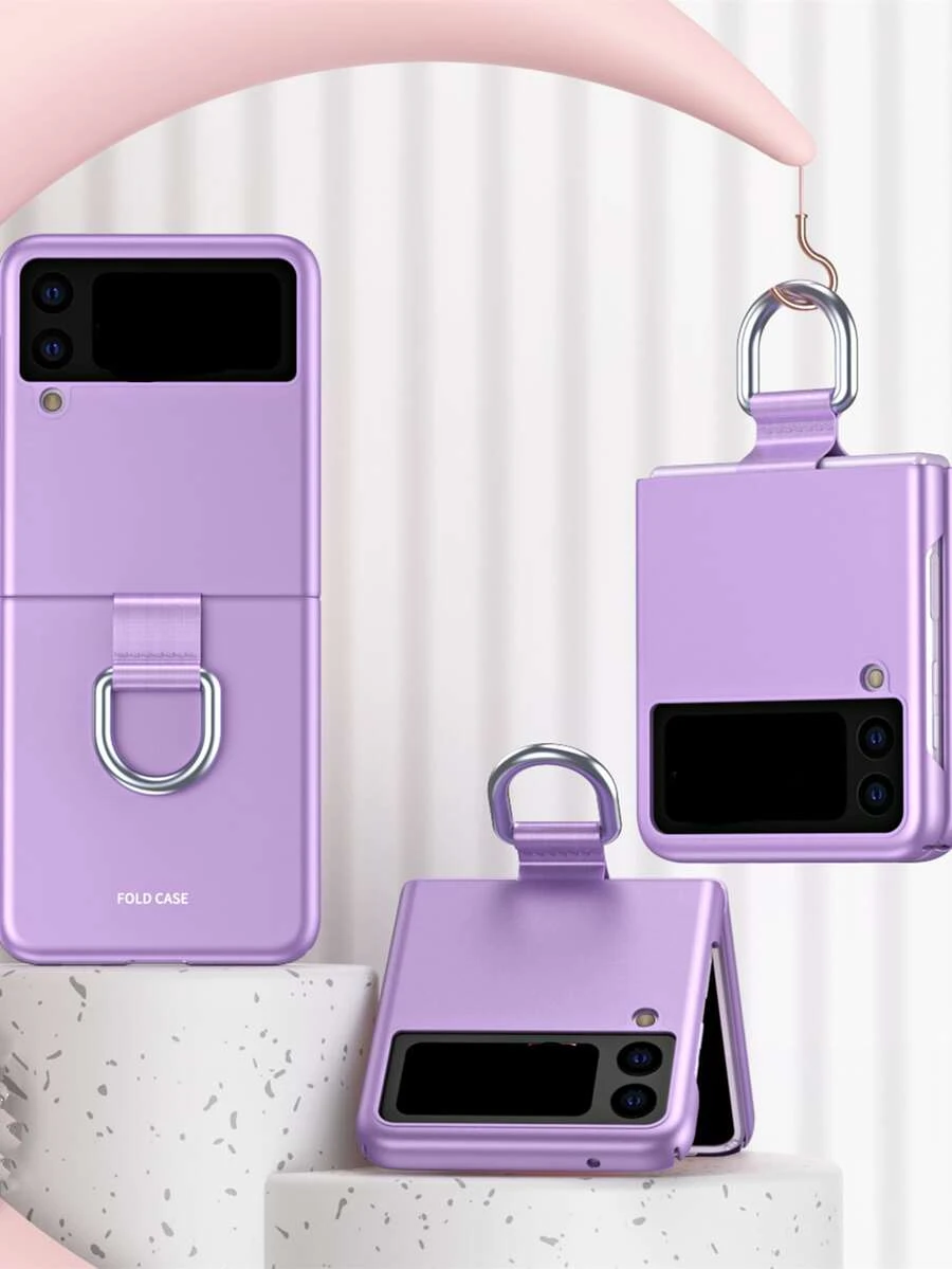 Vỏ điện thoại có thể gập lại màu rắn