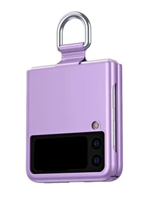 Vỏ điện thoại có thể gập lại màu rắn - Màu tím - Xem 4