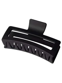 1 件方形设计发夹休闲、发饰、爪夹、发夹、发夹、学校用品、学院秋冬发夹，适合度假装扮女士