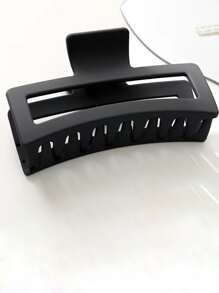 1 件方形设计发夹休闲、发饰、爪夹、发夹、发夹、学校用品、学院秋冬发夹，适合度假装扮女士