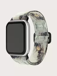 Apple Watch-compatibele band met marmerprint