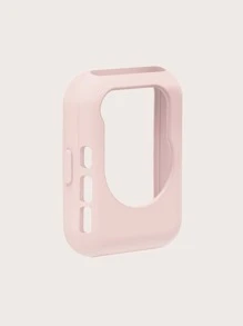 Dây đeo đồng hồ silicon màu hồng nhạt & Vỏ bảo vệ cho Watch Fit 2 - Màu Hồng baby - Xem 6