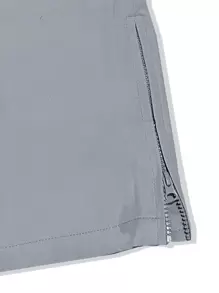 Manfinity LEGND Men Flap Pocket Zip Hem Drawstring Waist Trousers - Grey - View 4