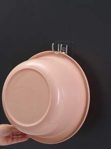 1 pieza Estante de almacenaje montado en la pared de acero inoxidable - Plateado - Ver 5