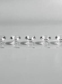 1 pieza Estante de almacenamiento de joya montado en la pared - transparente - Ver 3