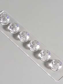 1 pieza Estante de almacenamiento de joya montado en la pared - transparente - Ver 4