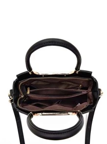 Không thấm nước, Nhẹ, Chi tiết khâu giản dị cho trang phục công sở, Khăn quàng cổ bó Túi vuông trang trí, Quà tặng Ngày của Mẹ cho Mẹ dành cho Nữ sinh viên đại học, Tân binh & Nhân viên văn phòng Hoàn hảo cho Văn phòng, Đại học, Công việc, Kinh doanh, Đi làm - màu đen - Xem 8