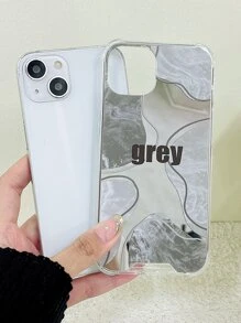 Funda de móvil de espejo con patrón de mármol - Multicolor - Ver 6