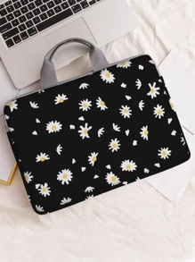 Daisy Print Laptop Bag - Multicolor - View 1
