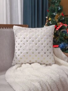 1pc Metallic Deer Print Cushion Cover Without Filler - Multicolor - View 6