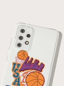 籃球圖案透明手機殼 - 彩色 - 查看 6