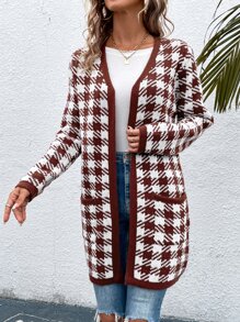 Áo len cardigan họa tiết răng sói - Nhiều màu - Xem 6