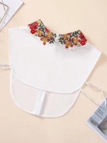 Cổ áo Dickey thêu hoa - Nhiều màu - Xem 5