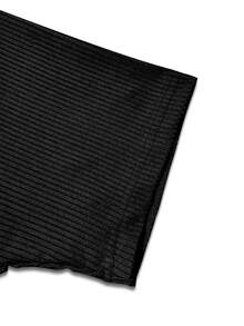 Manfinity Men Quarter Zip Polo Shirt - Black - View 3