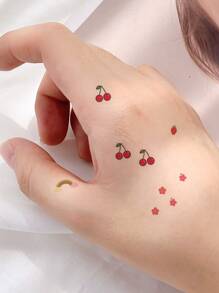 30sheets Cartoon Graphic Tattoo Sticker - Multicolor - View 3