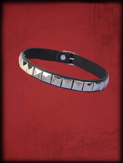 Halsband mit Nieten Dekor