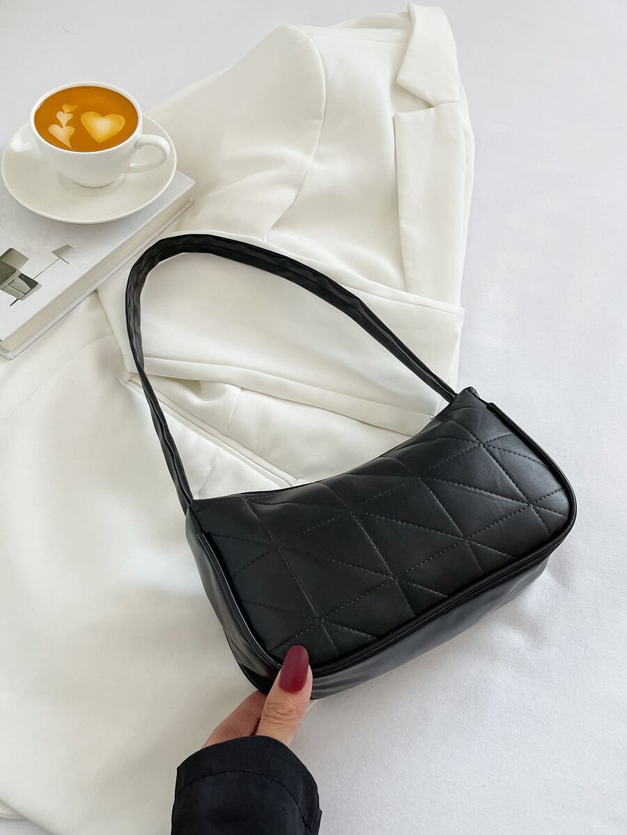 Chần Chi tiết Cái túi - màu đen - Xem 1