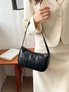 Chần Chi tiết Cái túi - màu đen - Xem 6