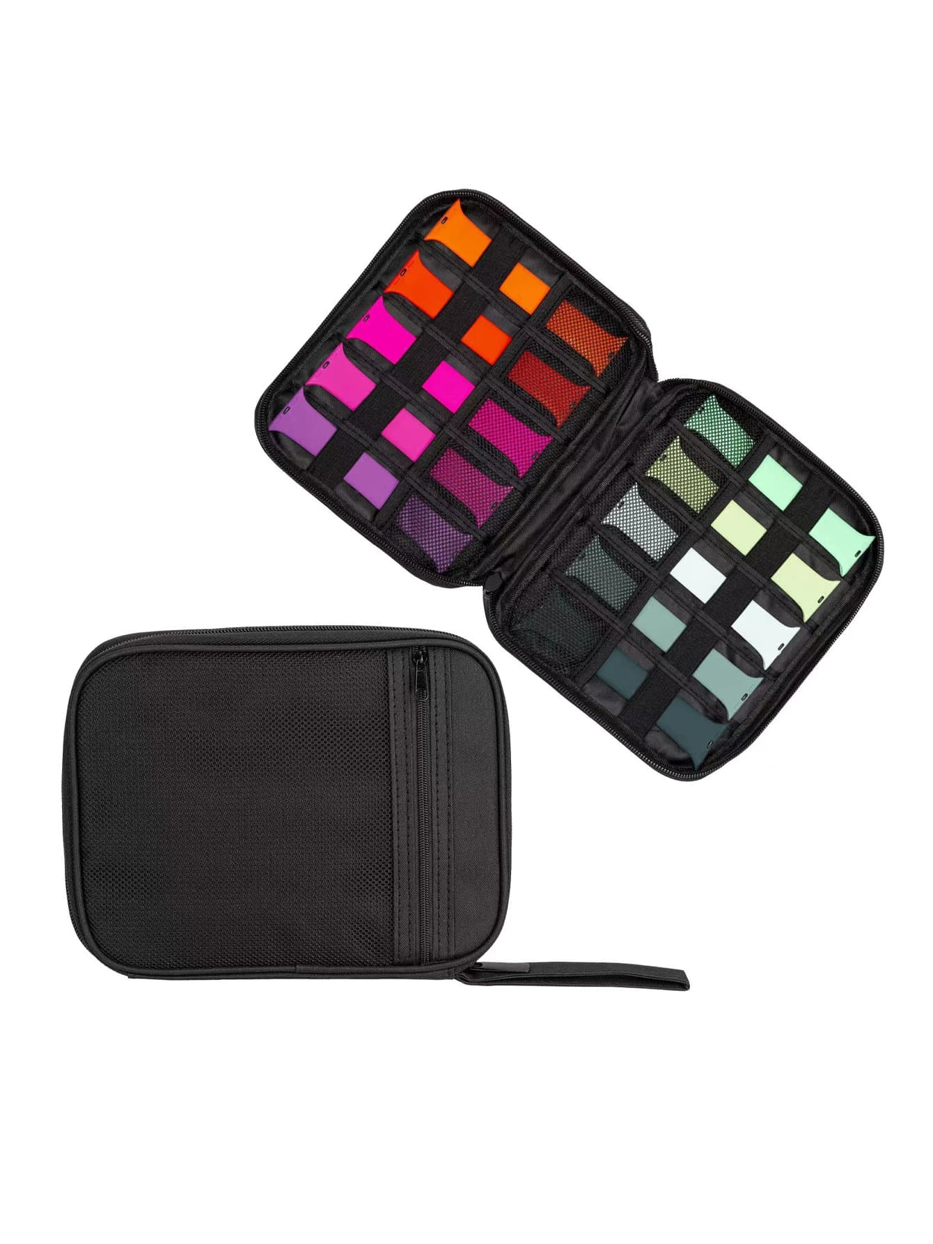 1pc Smart Watch Band Storage Bag - Black - View 1