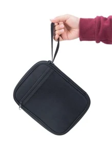 1pc Smart Watch Band Storage Bag - Black - View 3