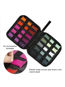 1pc Smart Watch Band Storage Bag - Black - View 7