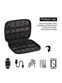 1pc Smart Watch Band Storage Bag - Black - View 8