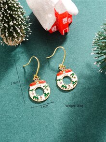 3 piezas Navidad Set joya guirnalda con diseño de diamante de imitación - Multicolor - Ver 6