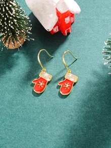 3 piezas Navidad Set joya Guante & diamante de imitación - Multicolor - Ver 6