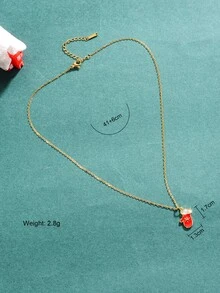 3 piezas Navidad Set joya Guante & diamante de imitación - Multicolor - Ver 8