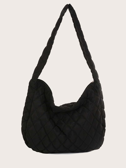 حقيبة كتف كبيرة السعة مبطنة ناعمة ولينة وفاخرة للبنات والنساء وطلاب الجامعة والموظفين للعمل والمكتب والتنقل في فصل الخريف والشتاء، أسلوب بسيط للنساء، تتناسب بشكل مثالي مع ملابس الخريف للنساء