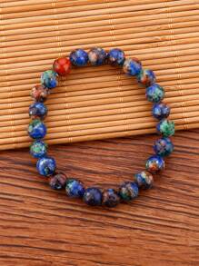 Vòng tay đính cườm đá - Nhiều màu - Xem 2