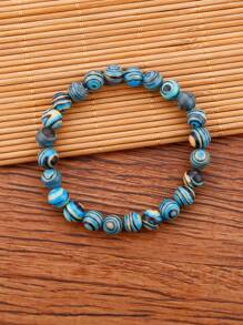 石頭串珠手環 - 彩色 - 查看 2