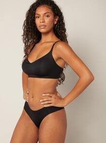 LUVLETTE Dream Curve 2ndSkin  Seamless T-Shirt Bra - Black - View 10