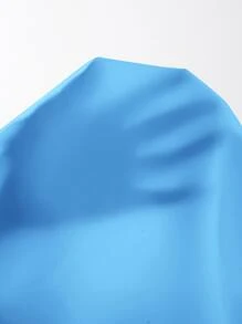 SHEIN VCAY Crisscross Backless Cami Dress - Blue - View 5