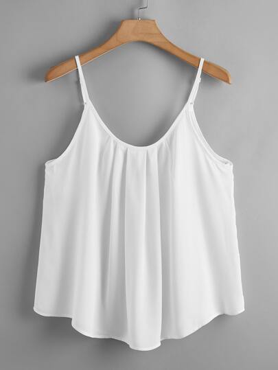 صدرية كامي موحدة اللون مقاس كبير