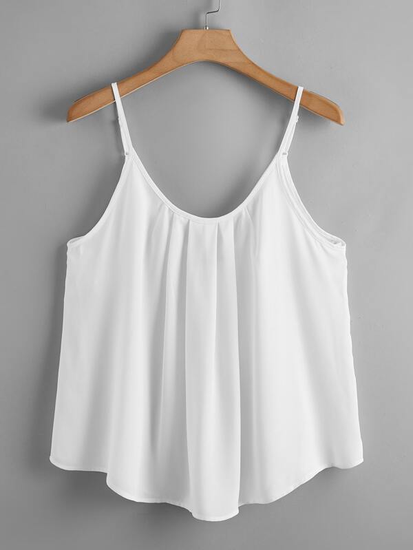 SHEIN LUNE 大碼素色吊帶上衣