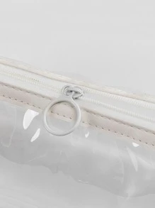 1 pieza Estuche de color al azar - transparente - Ver 3