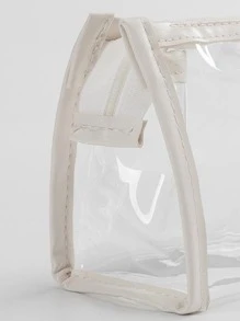 1 pieza Estuche de color al azar - transparente - Ver 4