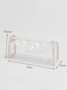 1 pieza Estuche de color al azar - transparente - Ver 5