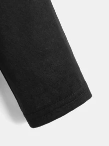 SHEIN Boys Slogan Graphic Tee - Black - View 4